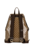 Travel Backpack, &pound;395, Handbags, Brown, Canvas/Crystal, Back view